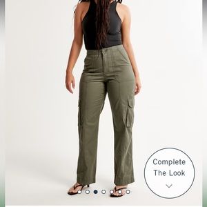 Abercrombie Curve Love Relaxed Cargo Pant